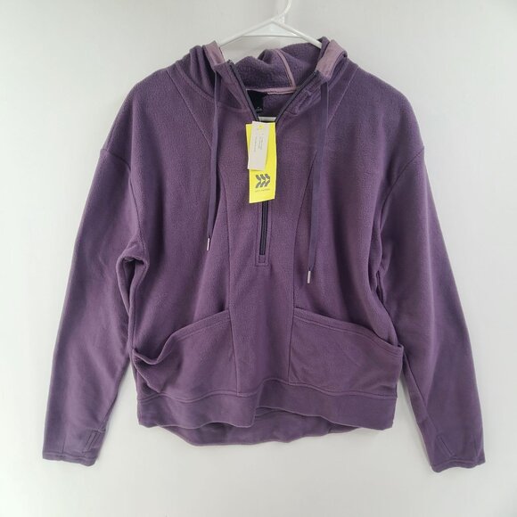 All in Motion NWT Hooded Sweatshirt Pullover Purple Women's Size M Activewear - Picture 1 of 11